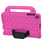 For Lenovo M10 X306X / X306F Diamond Series EVA Anti-Fall Shockproof Sleeve Protective Shell Case with Holder & Strap(RoseRed)