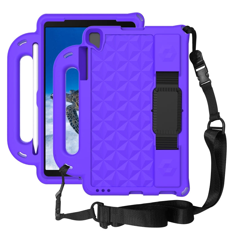 For Lenovo M10 X306X / X306F Diamond Series EVA Anti-Fall Shockproof Sleeve Protective Shell Case with Holder & Strap(Purple) - Lenovo by PMC TechLife | Online Shopping South Africa | PMC TechLife | Buy Now Pay Later Mobicred