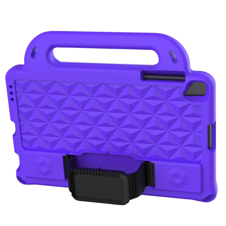 For Lenovo M10 X306X / X306F Diamond Series EVA Anti-Fall Shockproof Sleeve Protective Shell Case with Holder & Strap(Purple)