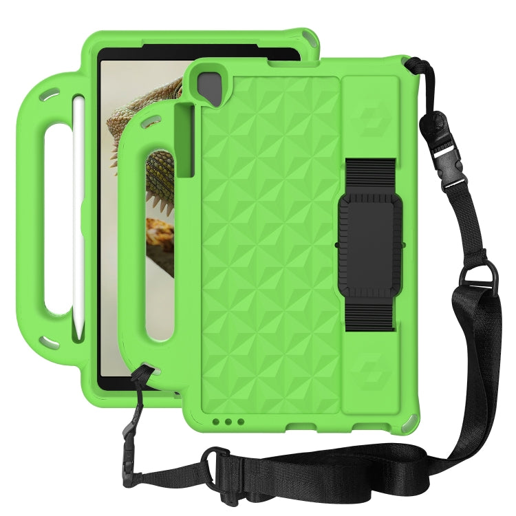 For Lenovo M10 X306X / X306F Diamond Series EVA Anti-Fall Shockproof Sleeve Protective Shell Case with Holder & Strap(Green) - free shipping - PMC TechLife - Order now!