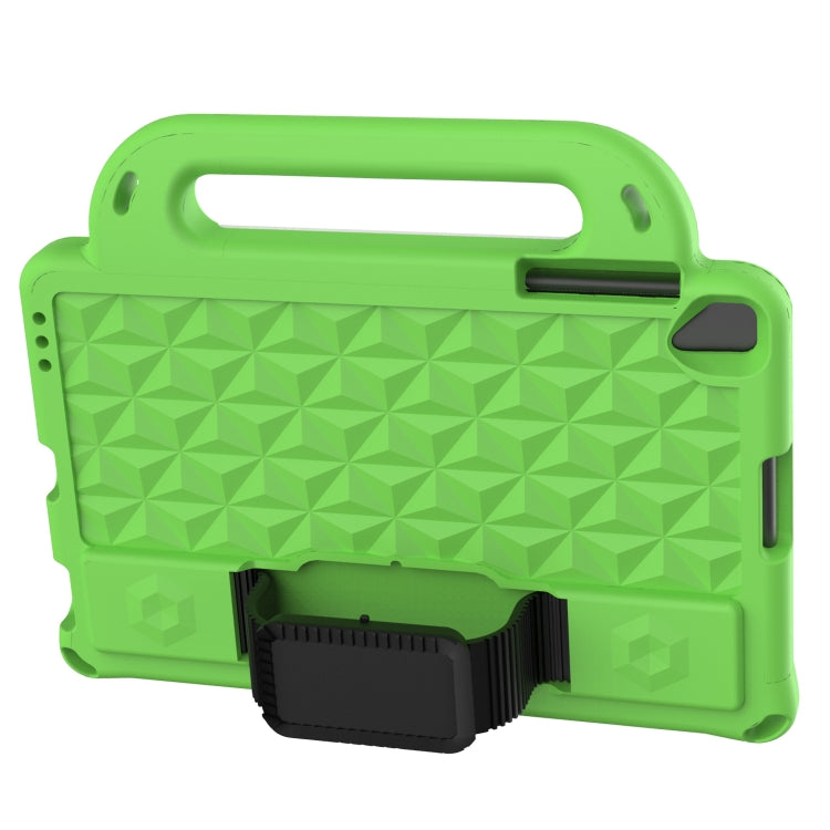 For Lenovo M10 X306X / X306F Diamond Series EVA Anti-Fall Shockproof Sleeve Protective Shell Case with Holder & Strap(Green)