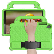 For Lenovo M10 X306X / X306F Diamond Series EVA Anti-Fall Shockproof Sleeve Protective Shell Case with Holder & Strap(Green)