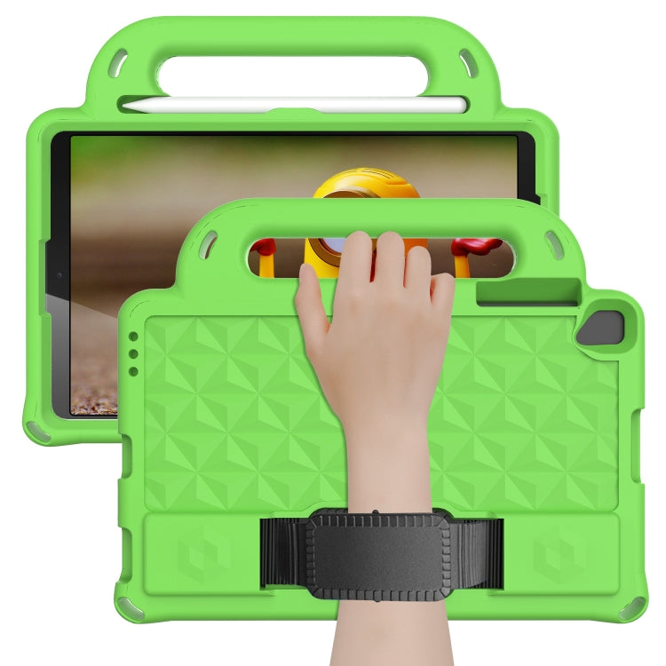 For Lenovo M10 X306X / X306F Diamond Series EVA Anti-Fall Shockproof Sleeve Protective Shell Case with Holder & Strap(Green)