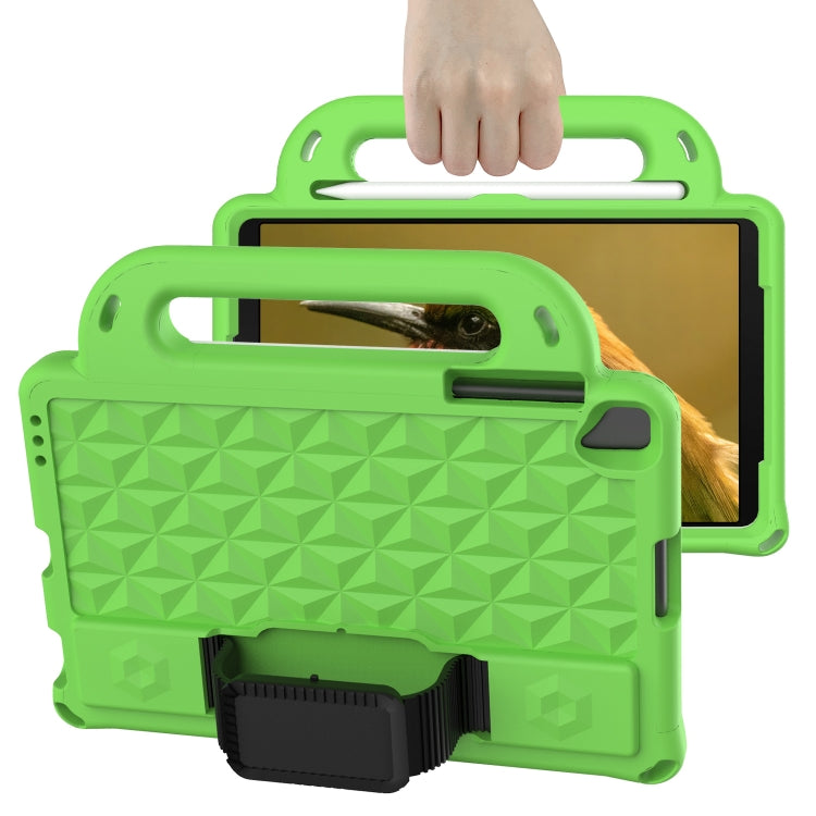 For Lenovo M10 X306X / X306F Diamond Series EVA Anti-Fall Shockproof Sleeve Protective Shell Case with Holder & Strap(Green) - free shipping - PMC TechLife - Order now!