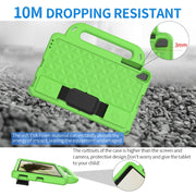 For Lenovo M10 X306X / X306F Diamond Series EVA Anti-Fall Shockproof Sleeve Protective Shell Case with Holder & Strap(Green)