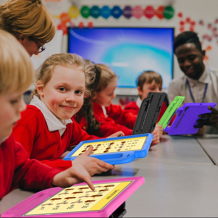 For Lenovo M10 X306X / X306F Diamond Series EVA Anti-Fall Shockproof Sleeve Protective Shell Case with Holder & Strap(Purple) - Lenovo by PMC TechLife | Online Shopping South Africa | PMC TechLife | Buy Now Pay Later Mobicred