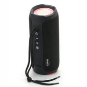 T&G TG227 Outdoor Portable Water-resistant Bluetooth Music Speaker with LED Support FM / TF / USB(Black)