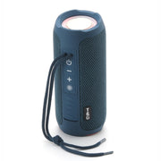 T&G TG227 Outdoor Portable Water-resistant Bluetooth Music Speaker with LED Support FM / TF / USB(Navy blue)