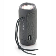 T&G TG227 Outdoor Portable Water-resistant Bluetooth Music Speaker with LED Support FM / TF / USB(Gray)