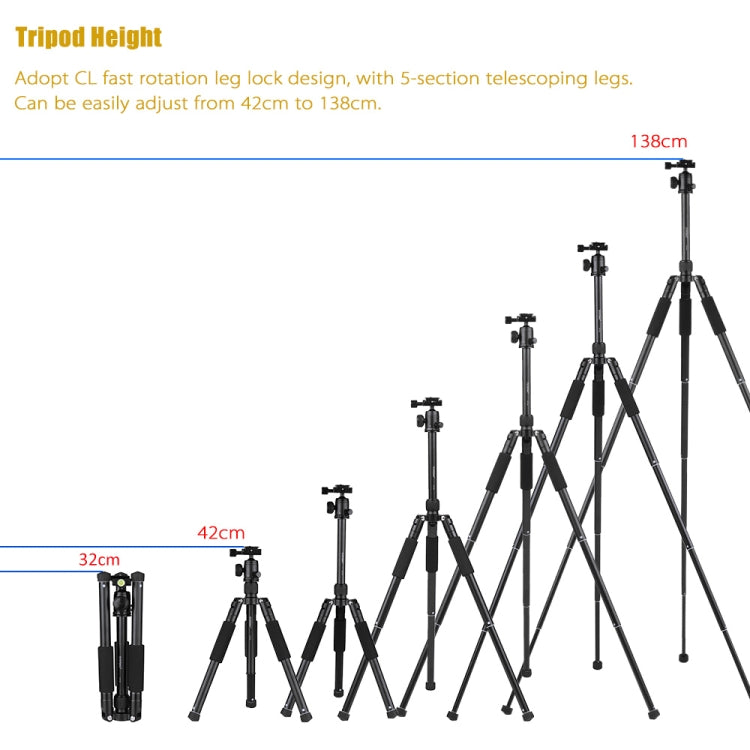 YUNTENG VCT-190 Aluminum Tripod Mount Monopod with Ball Head - free shipping - PMC TechLife - Order now!