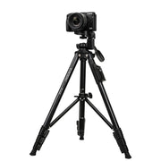 YUNTENG 211N Aluminum Tripod Mount with Bluetooth Remote Control & 3-Way Head & Phone Clamp