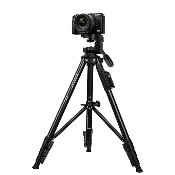 YUNTENG 211N Aluminum Tripod Mount with Bluetooth Remote Control & 3-Way Head & Phone Clamp