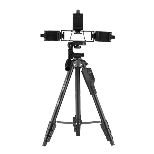 YUNTENG VCT-6808 Multi-Phone Bracket Tripod Mount with Ball Head and Remote Control - free shipping - PMC Jewellery - Order now!