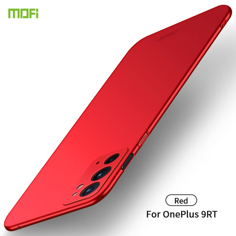 For OnePlus 9RT 5G MOFI Frosted PC Ultra-thin Hard Phone Case(Red) - OnePlus Cases by MOFI | Online Shopping South Africa | PMC TechLife | Buy Now Pay Later Mobicred