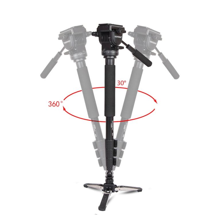 YUNTENG VCT-288 Tripod Mount Monopod with Fluid Drag Head - free shipping - PMC TechLife - Order now!