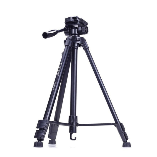YUNTENG VCT-590 Aluminum Tripod Mount with Fluid Drag Head - free shipping - PMC Jewellery - Order now!
