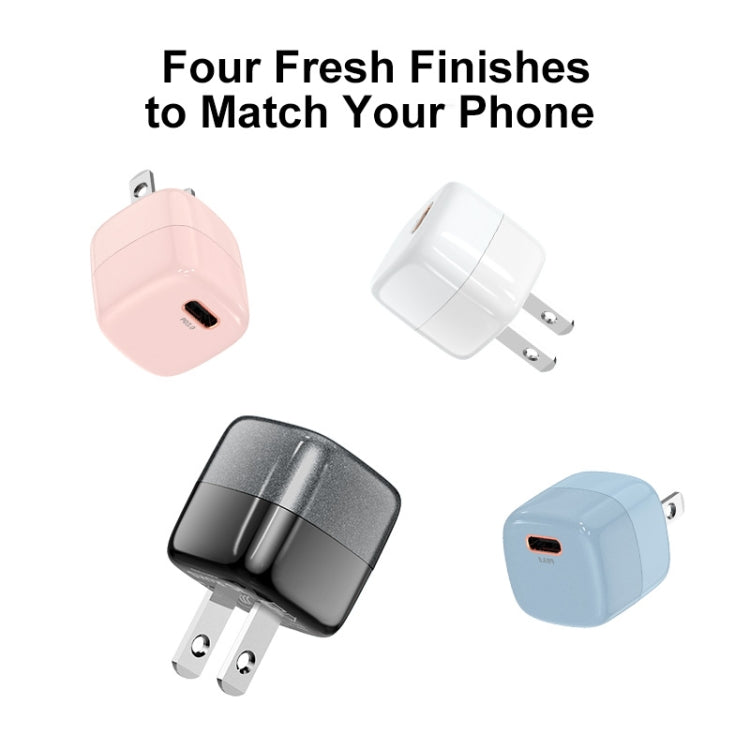 ENKAY APQ-011 Mini PD 20W USB-C / Type-C Port Fast Charger, US Plug(White) - free shipping - PMC TechLife - Order now!