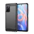 For Xiaomi Redmi Note11 / Poco M4 Pro 5G MOFI Gentleness Series Brushed Texture Carbon Fiber Soft TPU Phone Case(Black) - Xiaomi Cases by MOFI | Online Shopping South Africa | PMC TechLife