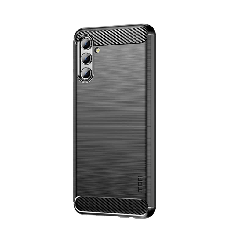 For Samsung Galaxy A13 5G MOFI Gentleness Series Brushed Texture Carbon Fiber Soft TPU Case(Black) - Galaxy Phone Cases by MOFI | Online Shopping South Africa | PMC TechLife | Buy Now Pay Later Mobicred