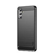 For Samsung Galaxy A13 5G MOFI Gentleness Series Brushed Texture Carbon Fiber Soft TPU Case(Black)