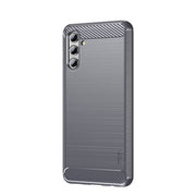 For Samsung Galaxy A13 5G MOFI Gentleness Series Brushed Texture Carbon Fiber Soft TPU Case(Gray)