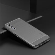 For Samsung Galaxy A13 5G MOFI Gentleness Series Brushed Texture Carbon Fiber Soft TPU Case(Gray)