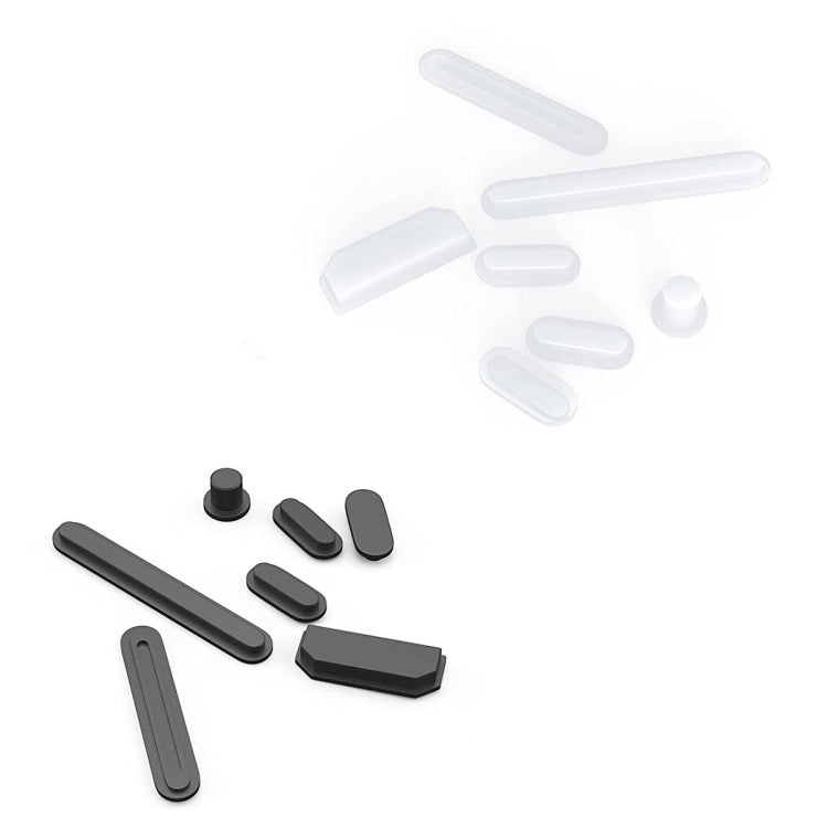 ENKAY Hat-Prince Silicone Anti-dust Plugs for MacBook Air 13.6 2022/2024 A2681 (M2) / A3113 (M3)(Translucent)
