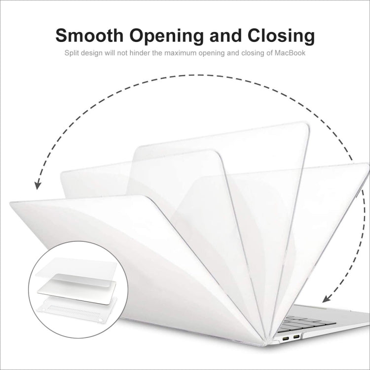 ENKAY Hat-Prince 3 in 1 Crystal Laptop Protective Case + TPU Keyboard Film + Anti-dust Plugs Set for MacBook Pro 16.2 inch A2485 2021/A2880 2023, Version:EU Version(Orange) - free shipping - PMC Jewellery - Order now!