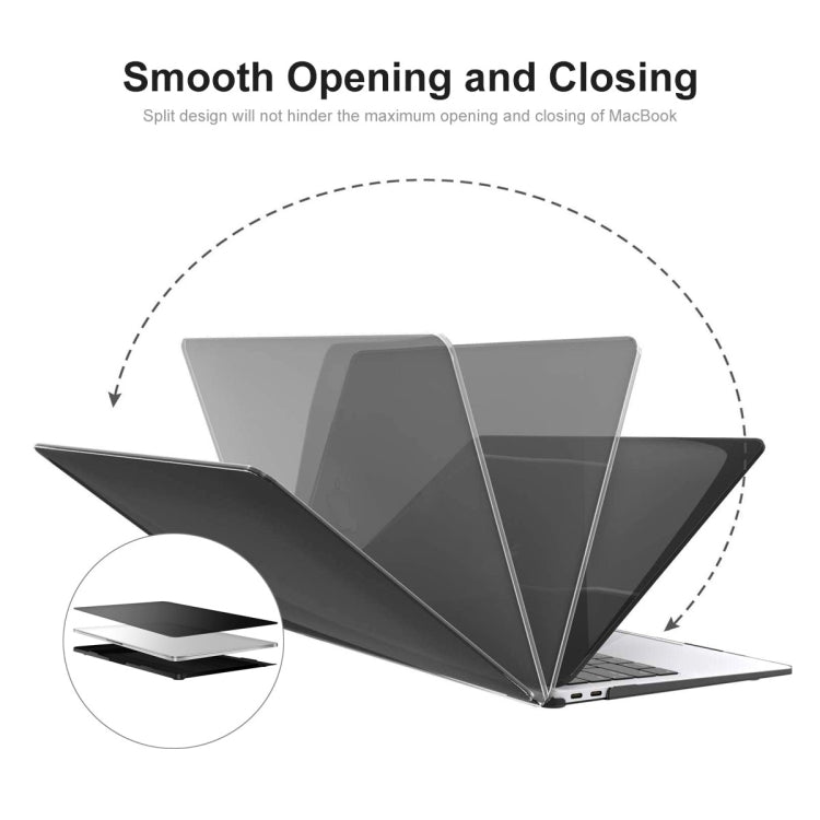 ENKAY Hat-Prince 3 in 1 Matte Laptop Protective Case + TPU Keyboard Film + Anti-dust Plugs Set for MacBook Pro 16.2 inch A2485 2021/A2880 2023, Version:EU Version(Black) - free shipping - PMC Jewellery - Order now!