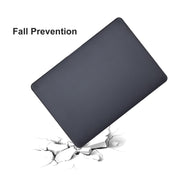 ENKAY Hat-Prince 3 in 1 Matte Laptop Protective Case + TPU Keyboard Film + Anti-dust Plugs Set for MacBook Pro 16.2 inch A2485 2021/A2880 2023, Version:EU Version(Grey)