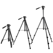 YUNTENG VCT-999 2m Aluminum Tripod Mount with Fluid Drag Damping Head
