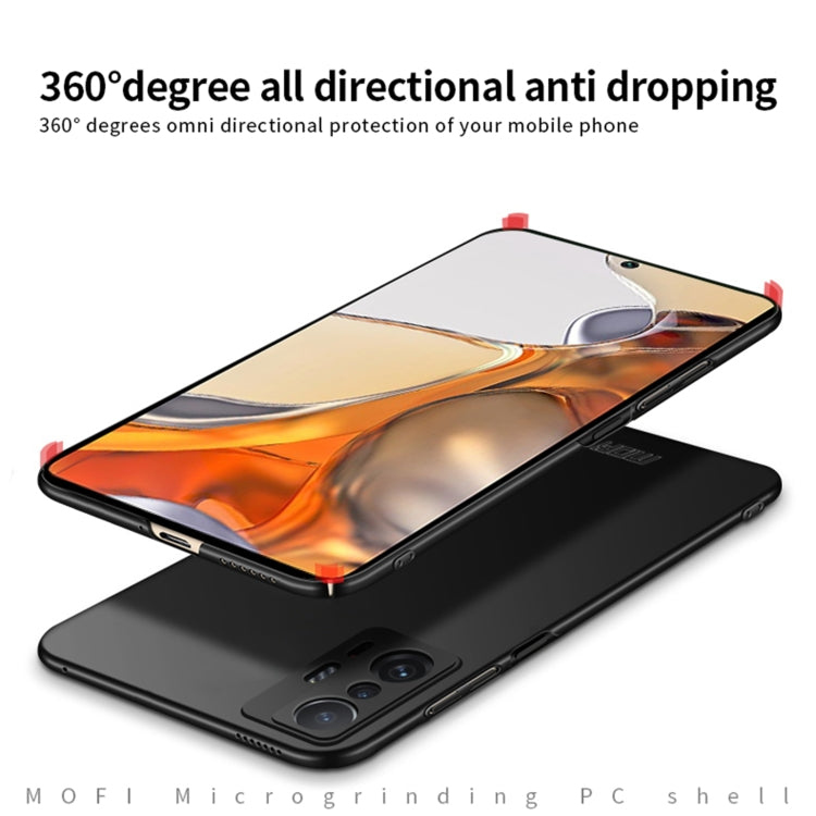 For Xiaomi Mi 11T / 11T Pro MOFI Frosted PC Ultra-thin Hard Phone Case(Rose gold) - Xiaomi Cases by MOFI | Online Shopping South Africa | PMC TechLife