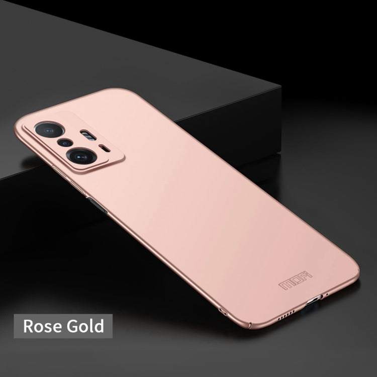 For Xiaomi Mi 11T / 11T Pro MOFI Frosted PC Ultra-thin Hard Phone Case(Rose gold) - Xiaomi Cases by MOFI | Online Shopping South Africa | PMC TechLife