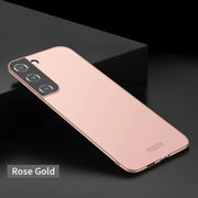 For Samsung Galaxy S22 5G MOFI Frosted PC Ultra-thin Hard Phone Case(Rose gold)