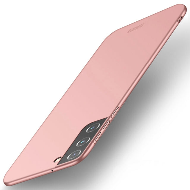 For Samsung Galaxy S22 5G MOFI Frosted PC Ultra-thin Hard Phone Case(Rose gold)