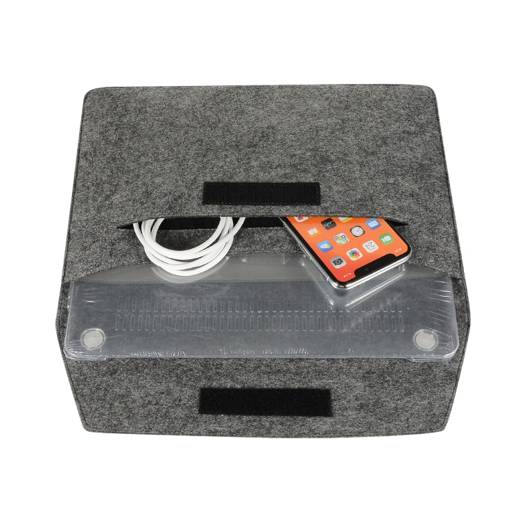Felt Liner Bag Computer Bag Notebook Protective Cover For 12 inch(Black) - 12.1 inch by PMC TechLife | Online Shopping South Africa | PMC TechLife | Buy Now Pay Later Mobicred