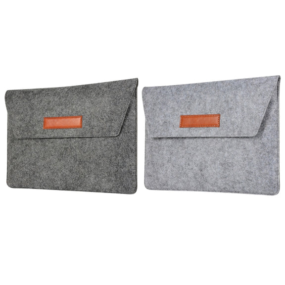 Felt Liner Bag Computer Bag Notebook Protective Cover For 13 inch(Black)