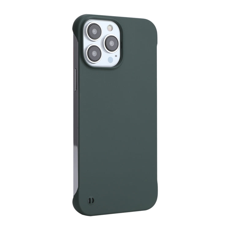 For iPhone 12 / 12 Pro ENKAY Matte Frameless Hard PC Case(Dark Green) - iPhone 12 / 12 Pro Cases by ENKAY | Online Shopping South Africa | PMC TechLife | Buy Now Pay Later Mobicred