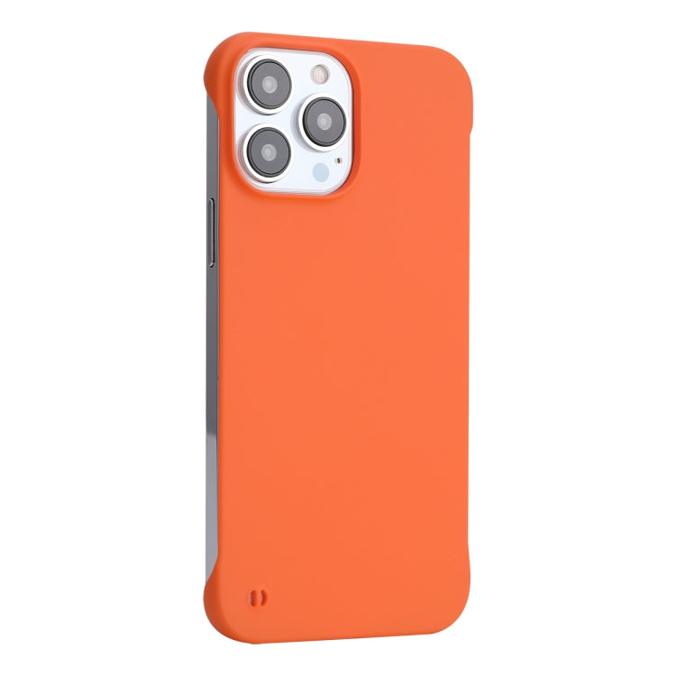 For iPhone 12 / 12 Pro ENKAY Matte Frameless Hard PC Case(Orange) - iPhone 12 / 12 Pro Cases by ENKAY | Online Shopping South Africa | PMC TechLife | Buy Now Pay Later Mobicred