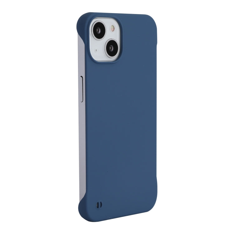 For iPhone 13 ENKAY Matte Frameless PC Phone Case(Dark Blue) - iPhone 13 Cases by ENKAY | Online Shopping South Africa | PMC TechLife | Buy Now Pay Later Mobicred