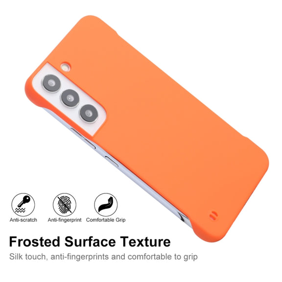 For Samsung Galaxy S22 5G ENKAY Matte Frameless Hard PC Case(Dark Blue)