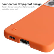 For Samsung Galaxy S22 5G ENKAY Matte Frameless Hard PC Case(Dark Blue)
