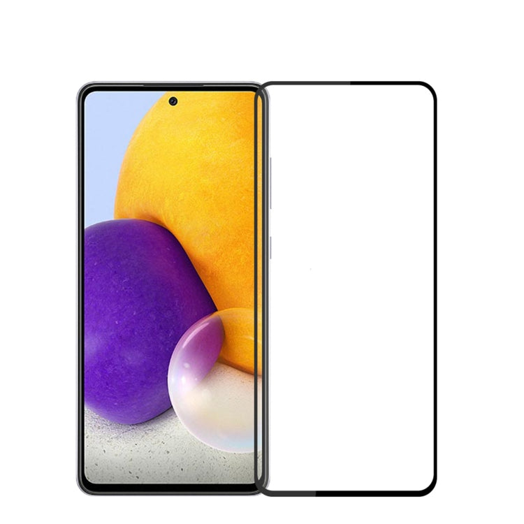 For Samsung Galaxy A73 5G MOFI 9H 2.5D Tempered Glass Full Film(Black) -  by MOFI | Online Shopping South Africa | PMC TechLife | Buy Now Pay Later Mobicred