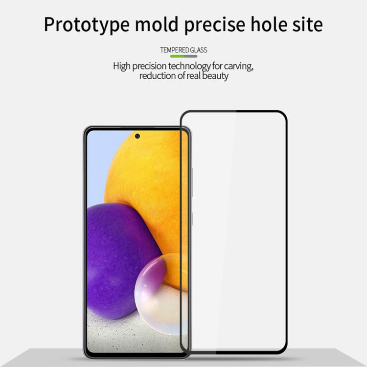 For Samsung Galaxy A73 5G MOFI 9H 2.5D Tempered Glass Full Film(Black) -  by MOFI | Online Shopping South Africa | PMC TechLife | Buy Now Pay Later Mobicred