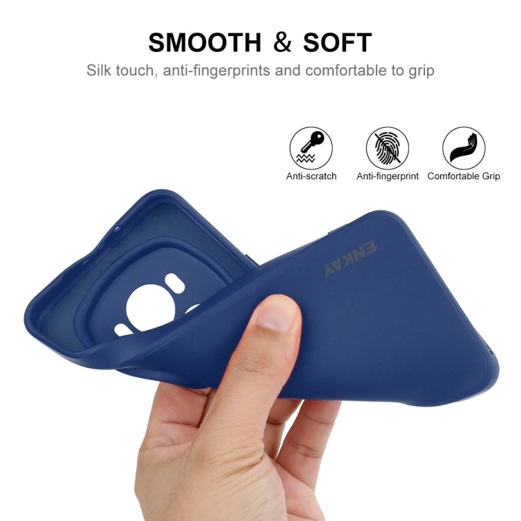 For Honor Magic6 ENKAY Liquid Silicone Soft Shockproof Phone Case(Dark Green) - Honor Cases by ENKAY | Online Shopping South Africa | PMC Jewellery | Buy Now Pay Later Mobicred