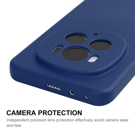 For Honor Magic6 Pro ENKAY Liquid Silicone Soft Shockproof Phone Case(Dark Blue)