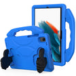 For Samsung Galaxy Tab A8 10.5 2021 X200 / X205 Thumb Bracket EVA Shockproof Tablet Case(Blue) - free shipping - PMC TechLife - Order now!