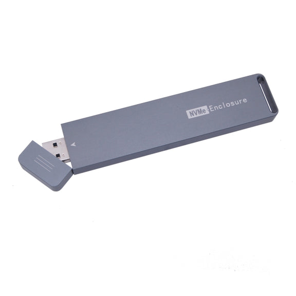 NVME M.2 SSD Enclosure, Support 2230/2242/2260/2280 M.2 SSD
