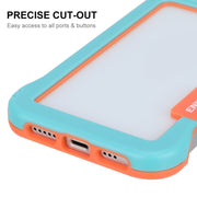 For iPhone 13 ENKAY Frameless Hollow Shockproof PC Case(White)