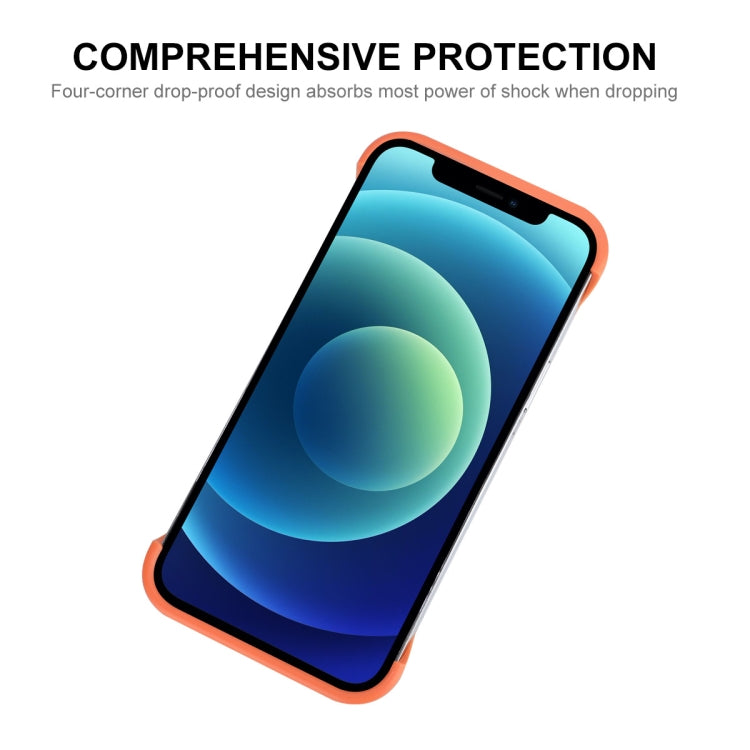 For iPhone 12 / 12 Pro ENKAY Frameless Hollow Shockproof PC Case(Black)